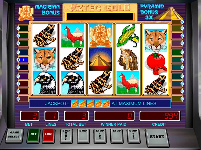 онлайн игровой автомат aztec gold