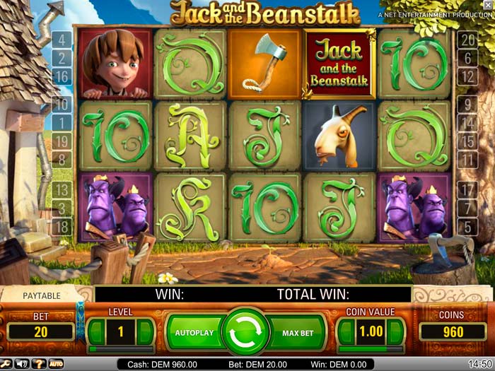 игровой автомат бесплатно jack and the beanstalk